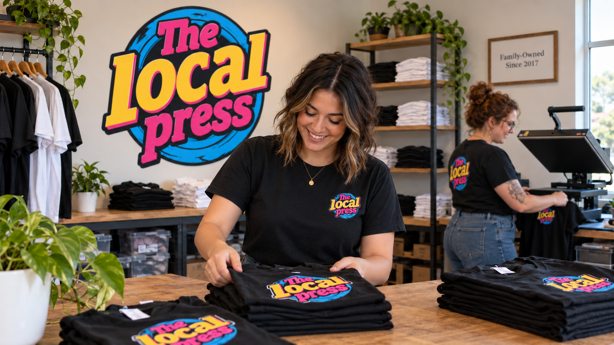 The Local Press apparel workshop