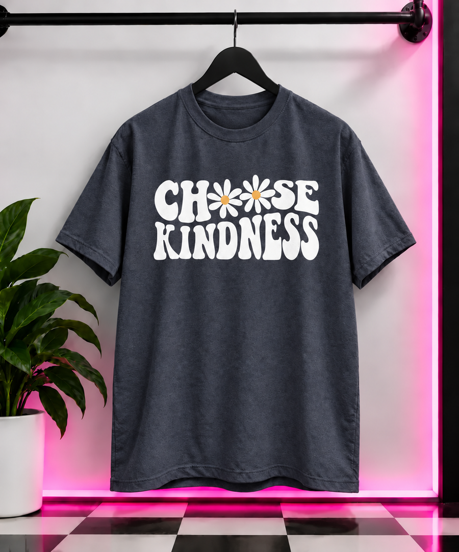 
Choose Kindness Daisy Lettering T-Shirt