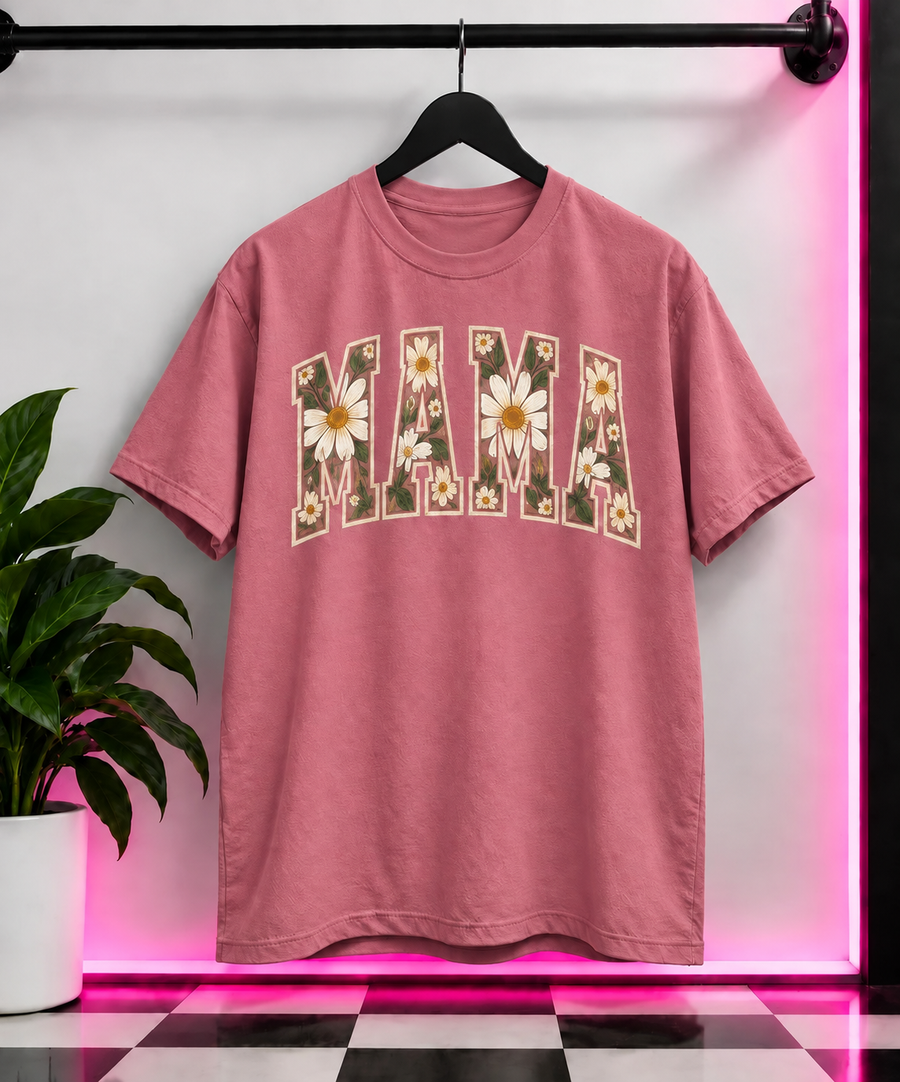 
Mama Daisy Floral T-Shirt
