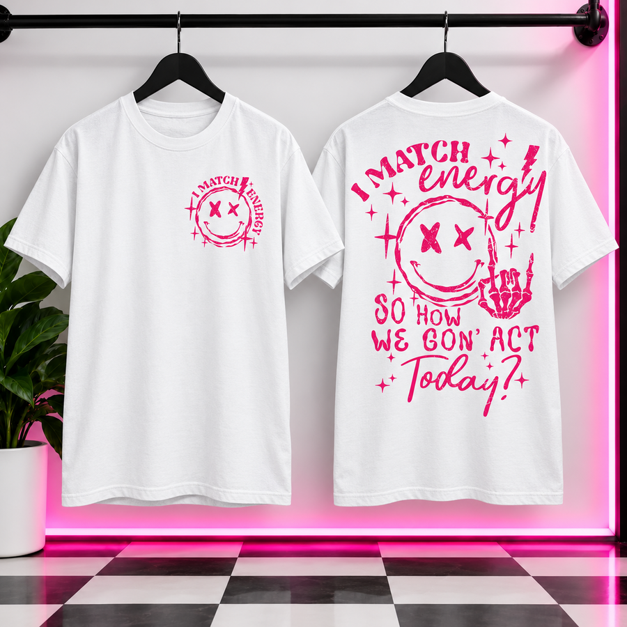 
Match Energy Pink T-Shirt