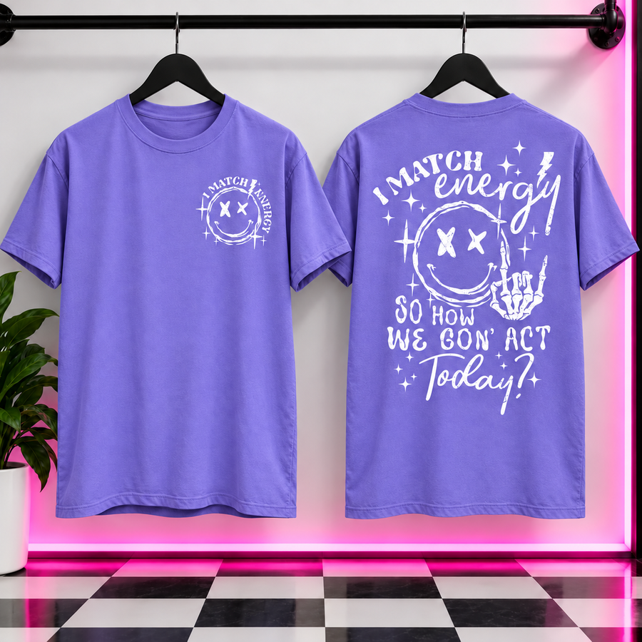 
Match Energy White T-Shirt