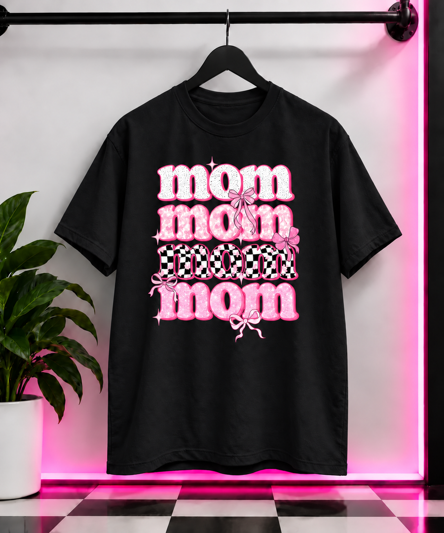 
Mom Stacked Bows T-Shirt