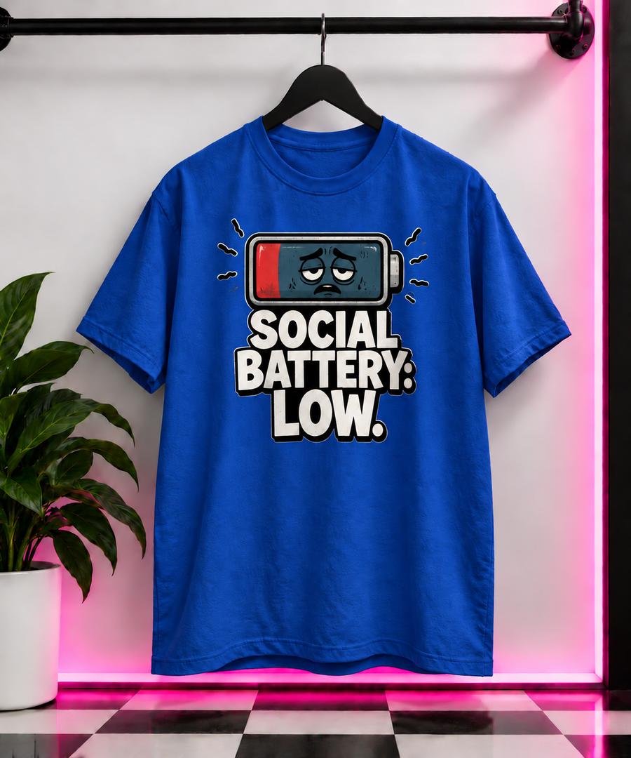 
Social Battery Low T-Shirt
