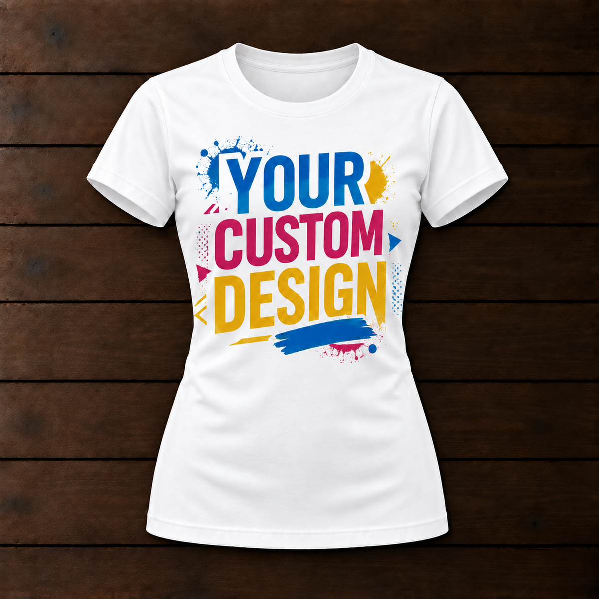 Your custom design women's T-shirt